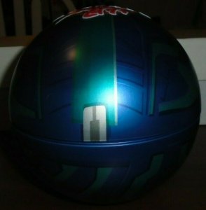 Bakugan Tin Blue Green Bakusphere 6 Battle Brawlers 29 Cards