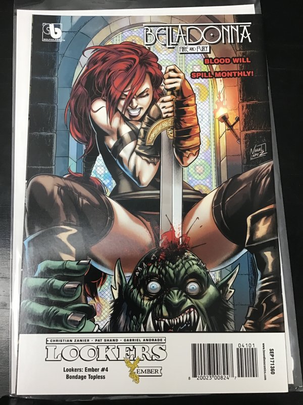 Lookers: Ember #4 Bondage Topless Cover (9.2) 2017