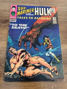Tales To Astonish # 80 VG/FN Marvel Comic Book Hulk Sub-Mariner Namor 10 J364