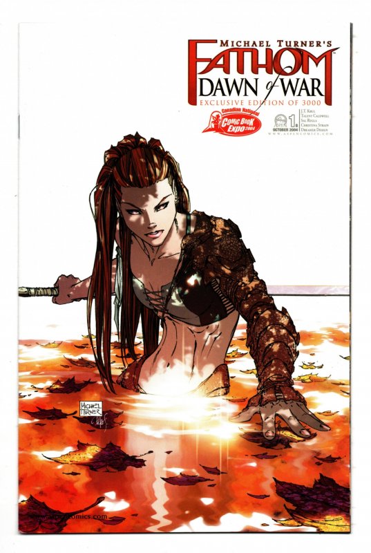 FATHOM: DAWN OF WAR #01 (2004) MICHAEL TURNER | FAN EXPO CANADA | LTD 3000