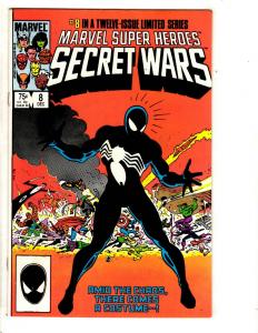 Secret Wars # 8 NM- Marvel Comic Book Avengers Hulk Thor Iron Man Vision SS10