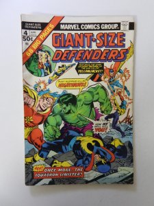 Giant-Size Defenders #4 (1975) VG/FN condition overspray