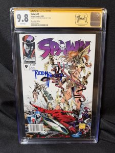 Spawn #9 Newsstand CGC 9.8 SS - Signed By Todd McFarlane ?