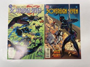5 Sovereign Seven DC comic books #3 6 7 8 10 14 LP5