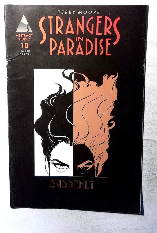Terry Moore's Strangers in Paradise #10 (1997) Abstract Studio 1st Print Comic
