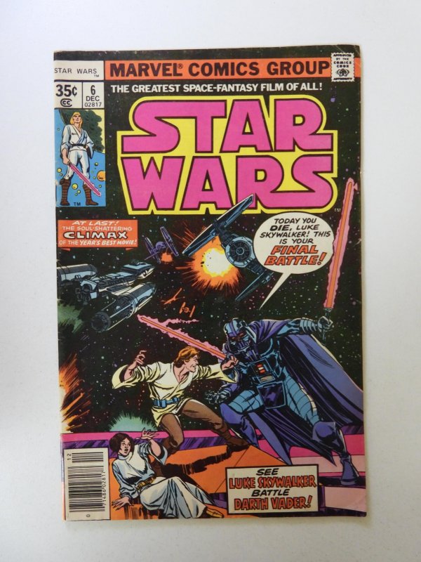 Star Wars #6 (1977) FN- condition