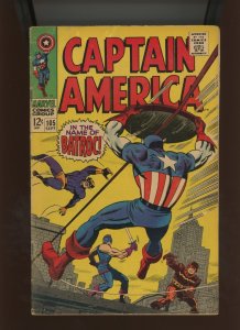 (1968) Captain America #105: SILVER AGE! (2.5)