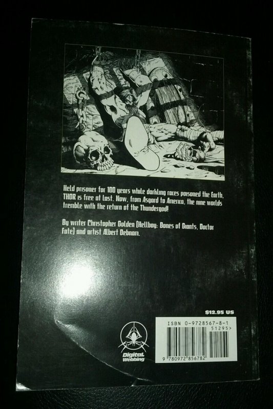 Thundergod by Golden & Debnam Digital Webbing TPB trade paperback Graphic Novel