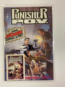 Punisher POV #1 with trading card 8.0 VF (1991