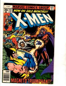 Uncanny X-Men # 112 FN Marvel Comic Book Wolverine Magneto Storm Cyclops J325