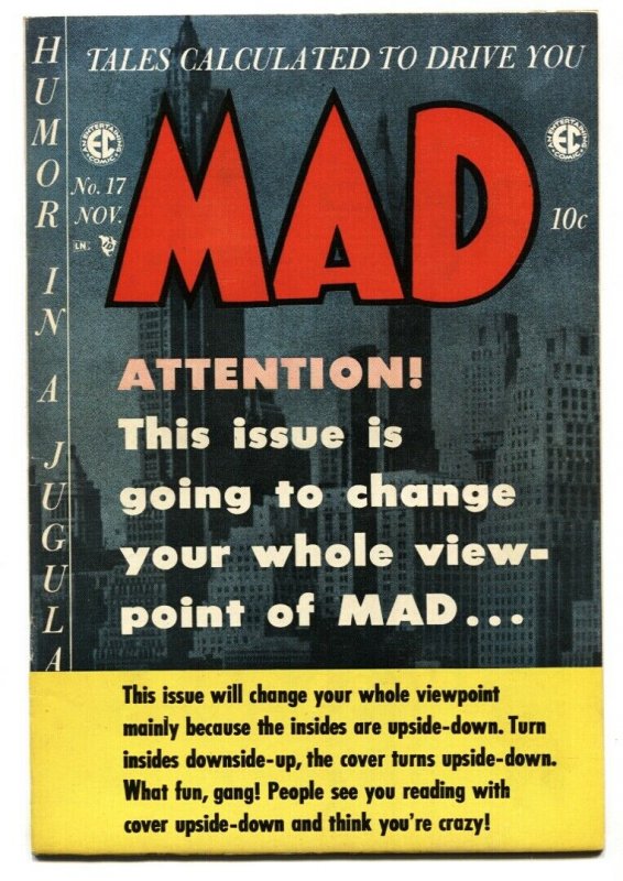 MAD #17 1954-EC-Wally Wood-Will Elder-Julius Carsar-Jack Davis-VF