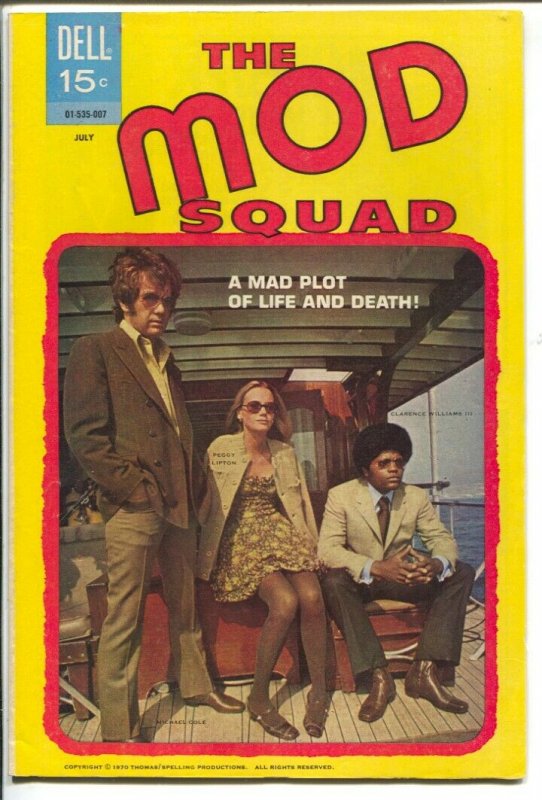 Mod Squad #6 1970-Dell-Peggy Lipton-Michael Cole TV series photo cover-VF