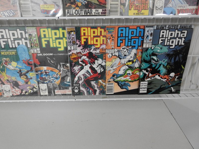 Alpha Flight 1-92 Complete Run W/ Annuals #1,2!! Avg FN Condition!