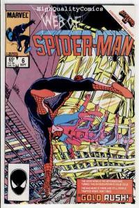 WEB of SPIDER-MAN #6 VF/NM, Kingpin, Gold Rush,1985, more in store