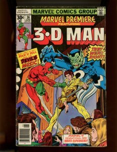(1977) Marvel Premiere #36 - FEATURING THE 3-D MAN! THE DEVIL'S MUSIC! (3.0)