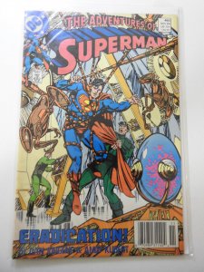 Adventures of Superman #460 Newsstand Edition (1989)