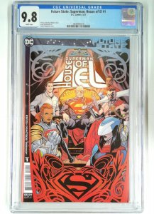 FUTURE STATE SUPERMAN HOUSE OF EL 1 CGC 9.8 1ST APP RONAN & ROWAN KENT, RED K...