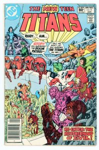 New Teen Titans #15 Marv Wolfman George Pérez Brotherhood of Evil VF
