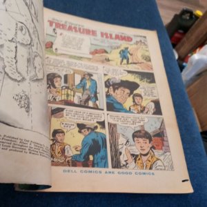 Four Color #624 Walt Disney's Treasure Island Movie Classic Dell Comics 1955