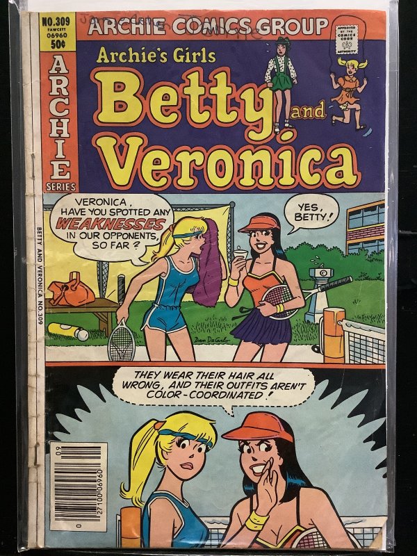 Archie's Girls Betty and Veronica #309 (1981)