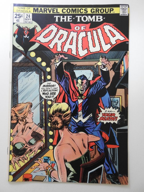 Tomb of Dracula #24 (1974) Night For the Living! MVS Intact! VF- Condition!