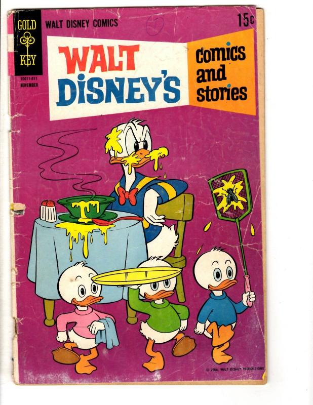 Lot Of 9 Walt Disney's Comics & Stories Gold Key # 1 4 6 8 11 2 8 2 3 JL31