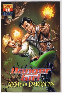 DANGER GIRL and the ARMY of DARKNESS #1 A, NM-, Campbell,2011, more AOD in store