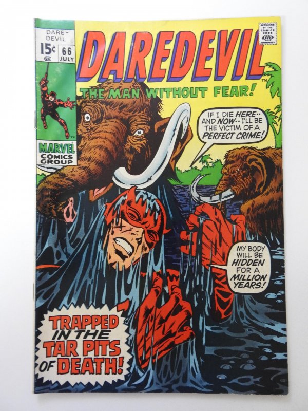 Daredevil #66 (1970) And One Cried Murder! Sharp VG Condition!
