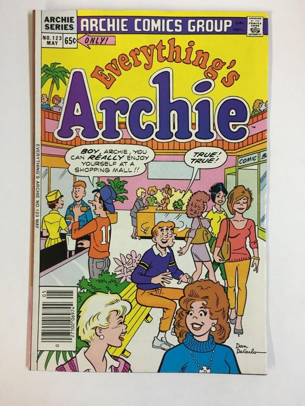 EVERYTHINGS ARCHIE (1969-1991)123 VF-NM May 1986 COMICS BOOK