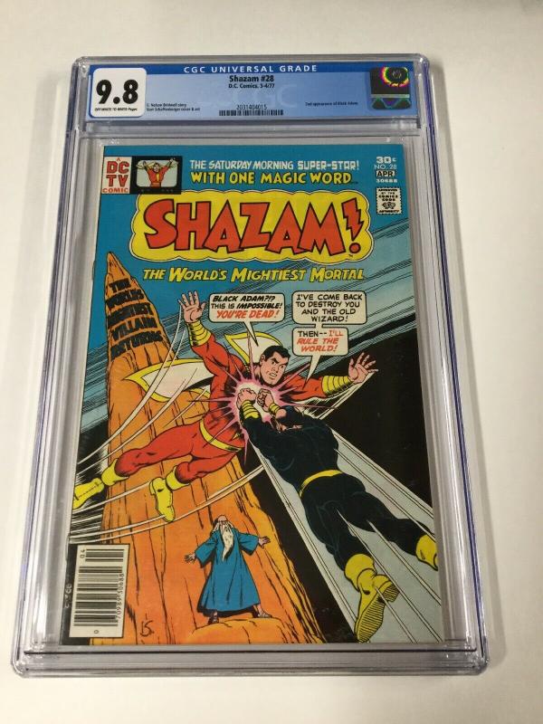 Shazam 28 Cgc 9.8 Ow/w Pages 1st First Appearance Of Black Adam Dc Comics