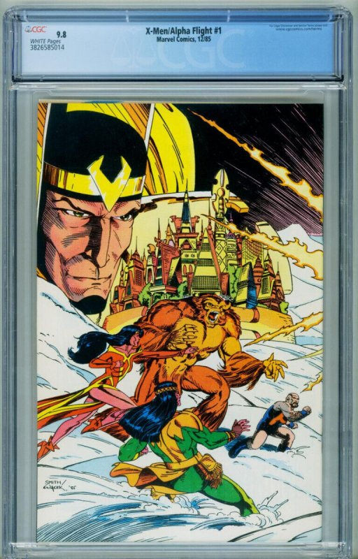 X-MEN/ALPHA FLIGHT #1 CGC 9.8 1985-MARVEL-comic book 3826585014