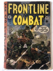 Frontline Combat 15,GD tape on spine, Wood cover