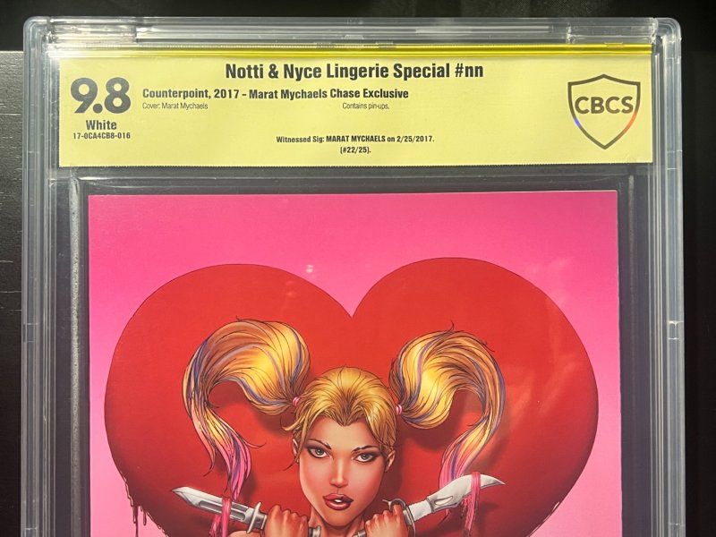 Notti & Nyce Lingerie Special #nn Chase Variant Ltd 22/25 signed (2017) CBCS 9.8