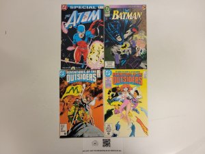 4 DC Comics #33 34 Outsiders + #496 Batman + #1 The Atom 47 TJ29