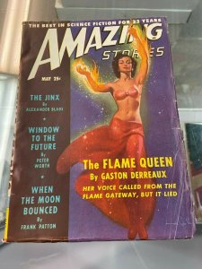 Amazing Stories Pulp Magazine (May 1949) Good Girl Cover