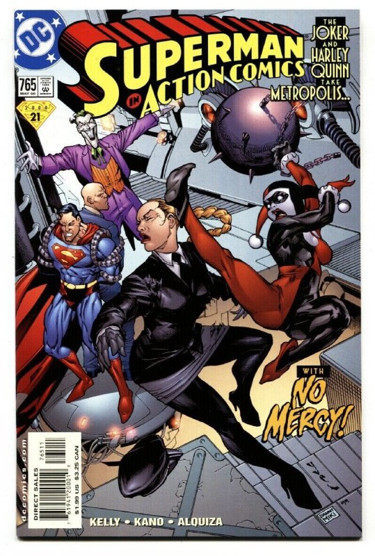 ACTION #765 comic book-2000-HARLEY QUINN COVER-DC-JOKER-SUPERMAN NM-