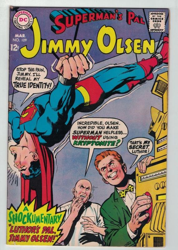 JIMMY OLSEN 109 FINE MARCH 1968