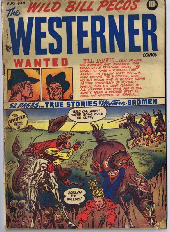 The Westerner #15 Wild Bill Pecos ORIGINAL Vintage 1948 Ajax