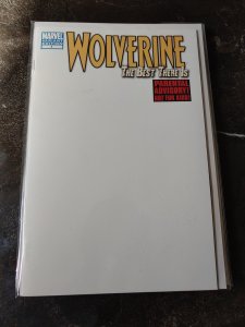 WOLVERINE THE BEST THERE IS #1 Blank Sketch Variant NM Marvel Comics 1st Print