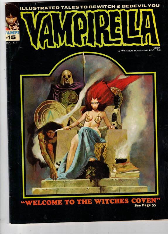 Vampirella #15 (1972) High-Grade Vampi Magazine VF Utah CERTIFICATE!