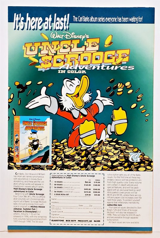 Walt Disneys Comics and Stories #603 (June 1996, Gladstone) 7.5 VF-