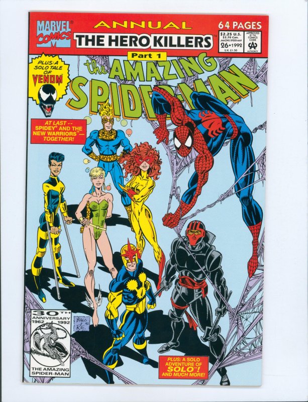 The Amazing Spider-Man Annual #26 (1992) Origin of Venom