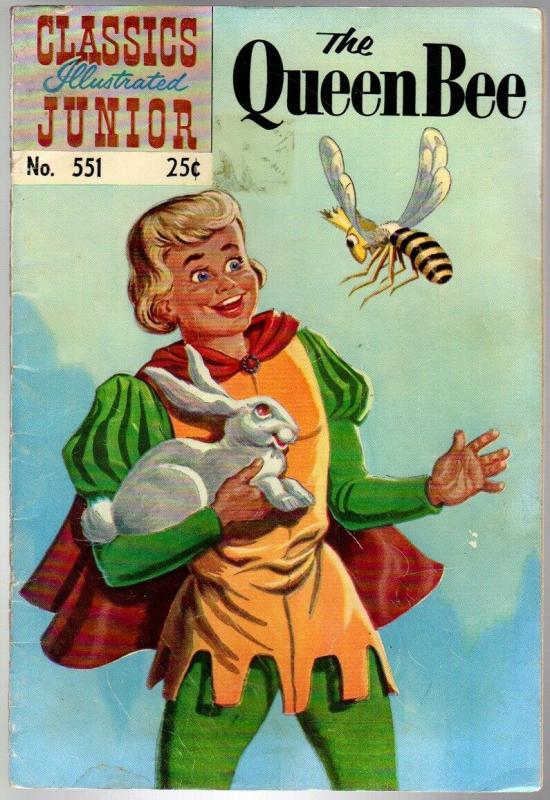 CLASSICS ILLUSTRATED JUNIOR 551 HRN 576  GD+ THE QUEEN