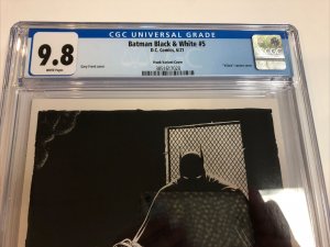 Batman: Black & White (2021) # 5 (CGC 9.8 WP) | Frank Variant Cover | Census=2 !