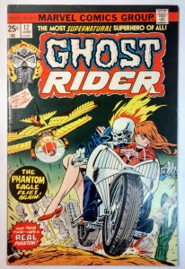 Ghost Rider #12 (6.0, 1975) Death of Phantom Eagle