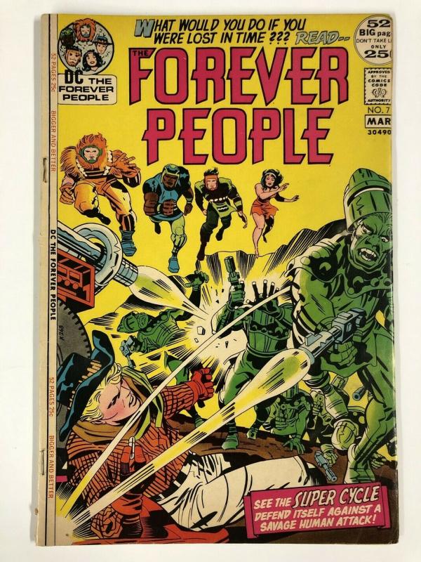 FOREVER PEOPLE 7 G-VG Mar. 1972 COMICS BOOK