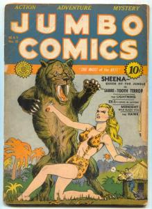 Jumbo Comics #27 1941- Sheena- Good Girl Art G