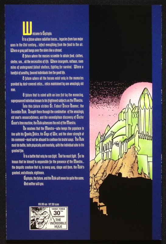 Incredible Hulk: Future Imperfect #1 1st Maestro!