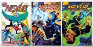 Nexus Lot of 3 #8, 21, 24 (1985) First Comics 1st Print Comic Books