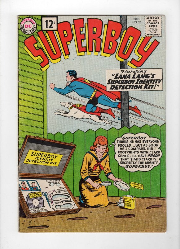 Superboy #93 (Dec 1961, DC) - Fine/Very Fine